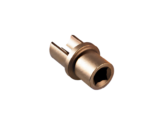 Bucșă rotundă cu gaură pătrată alamă 34mm Franz Miederhoff®