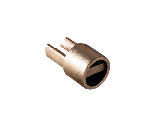 Bucșă rotundă cu gaură rotundă alamă 34mm Franz Miederhoff®